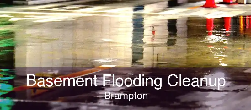 Basement Flooding Cleanup Brampton