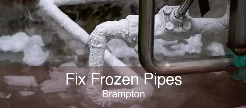 Fix Frozen Pipes Brampton