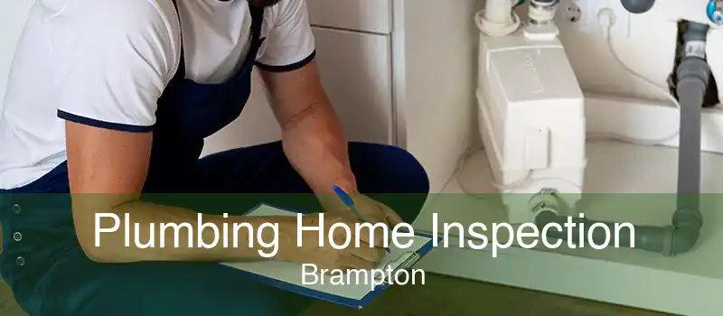 Plumbing Home Inspection Brampton