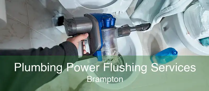 Plumbing Power Flushing Services Brampton