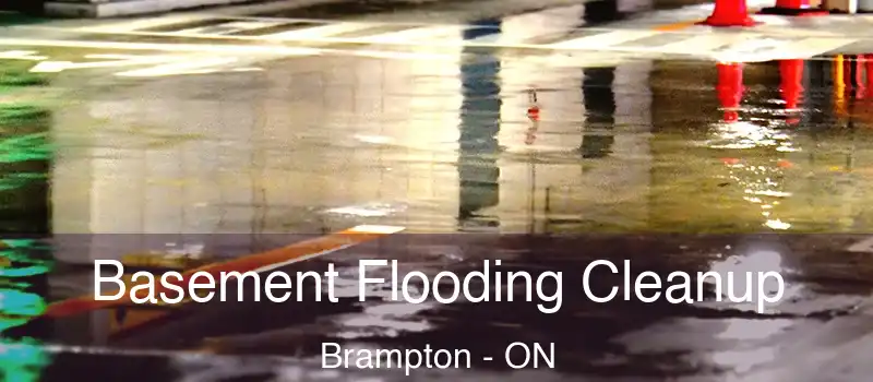  Basement Flooding Cleanup Brampton - ON